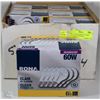 Image 1 : CASE OF RONA 60WATT CLEAR REGULAR LIGHT BULBS
