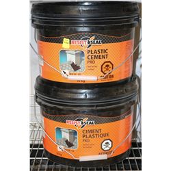 LOT OF 2 PLASTIC CEMENT PRO