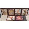 Image 1 : BOX W/ SET OF 6 PIN-UP GIRL FRAMED