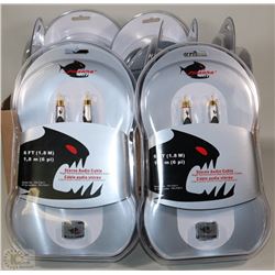 BOX WITH MANY NEW 24K PLATED CONNECTORS STEREO