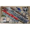 Image 1 : FLAT OF MIXED CAR EMBLEMS AND DECALS