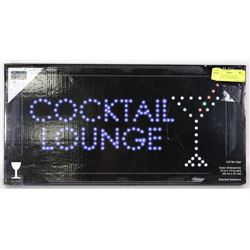 BRAND NEW LED COCKTAIL LOUNGE WALL DECOR SIGN