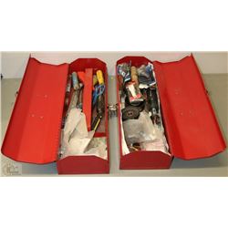2 MASTERCRAFT TOOL BOXES WITH TOOLS