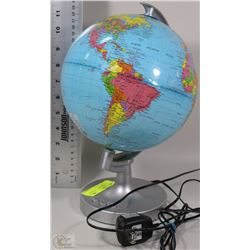 GLOBE NIGHT-LIGHT - CHANGES COLOURS &