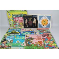 LOT OF 45RPM RECORDS INCL MANY STORY TIME ONES W/