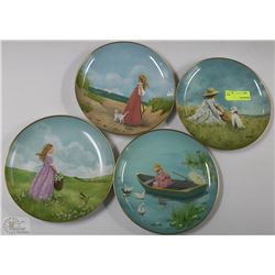 LOT OF 4 KAISER COLLECTOR PLATES