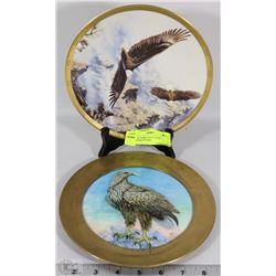LOT OF TWO EAGLE COLLECTOR PLATES