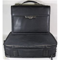 2 DELL LAPTOP CASES INCL 1 BLACK LEATHER