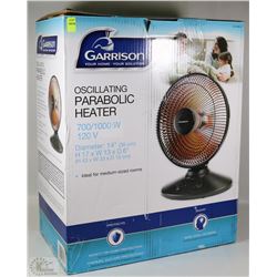 GARRISON 14" DIAMETER OSCILLATING PARABOLIC HEATER