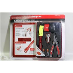NEW SNAP-ON 3PC MULTI FUNCTION TOOL, KEYCHAIN,