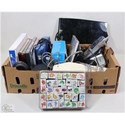 BOX OF ELECTRONICS INC. ZIP DRIVE,NEW PS3 GAME