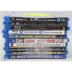 BUNDLE OF 10 BLUERAY MOVIES