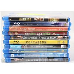 BUNDLE OF 10 BLUERAY MOVIES