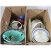 Image 1 : 2 ESTATE BOXES OF ASSORTED DISHWARE INCL MADE IN