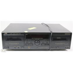 JVC DOUBLE CASET TAPE (MODEL # TD-W218)