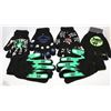 Image 1 : 6 PACK OF GLOW IN THE DARK HALLOWEEN GLOVES