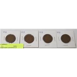 1916-1919 CANADIAN LARGE PENNY COLLECTION