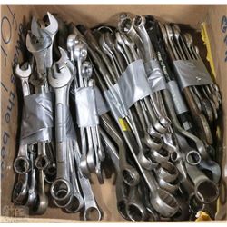9 SET OF ASSORTED OPENED AND BOX-END WRENCHS