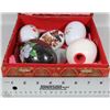 Image 1 : ASIAN BOX FILLED W/ COLLECTIBLE EGGS INC MARBLE,
