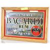 Image 1 : BACARDI RUM FRAMED MIRROR ADVERTISING 20"X14"