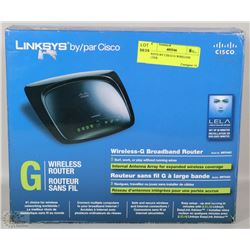 LINKSYS BY CISCO G WIRELESS ROUTER