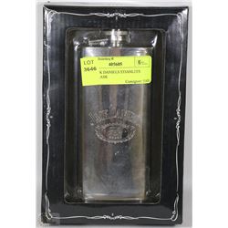 NEW JACK DANIELS STAINLESS STEEL FLASK