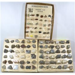 3 CARD ROCK SAMPLES VAC PAC AND LABELED