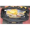 Image 1 : TOOL BAG WITH DRYWALL TOOLS, SAW AND MORE