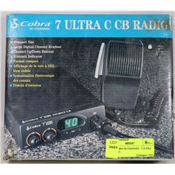 NEW COBRA 40 CHANNEL  7 ULTRA CB RADIO