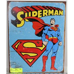 SUPERMAN METAL SIGN