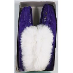 BRAND NEW LAURENTAIN CHIEF PURPLE MOCCASINS SIZE 9