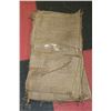 Image 1 : LOT OF 10 BURLAP SACKS