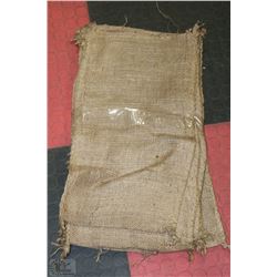 LOT OF 10 BURLAP SACKS