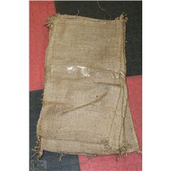 LOT OF 10 BURLAP SACKS