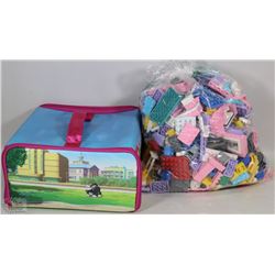 BAG OF PINK LEGO WITH BAG