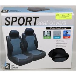 SPORT SEAT COVERS WITH SIDE AIRBAG SLOTS/REPELS
