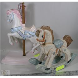 PORCELAIN ROCKING HORSES