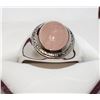 Image 1 : #13-STERLING SILVER MORGANITE RING