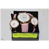 Image 1 : LOT OF 3 LADIES FASHION WATCHES