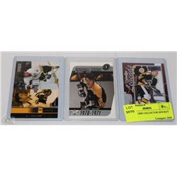 3 BOBBY ORR COLLECTOR HOCKEY CARDS