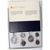 Image 1 : 1982 CANADIAN 6 COIN SPECIMEN SET WITH COA IN CASE