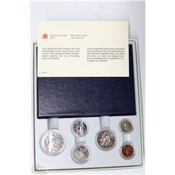 1981 CANADIAN 6 COIN SPECIMEN SET WITH COA IN CASE