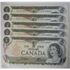 Image 1 : 1973 UNCIRCULATED SEQUENTIAL SERIAL #'S $1 DOLLAR