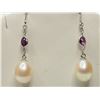 Image 1 : #6-14KT GOLD FRESHWATER PEARL EARRINGS