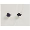 Image 1 : #9-10KT GOLD IOLITE EARRINGS