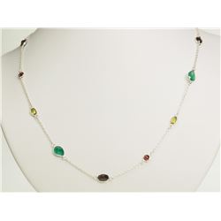 #15-STERLING SILVER AGATE /PERIDOT