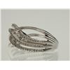 Image 2 : #21-STERLING SILVER DIAMOND RING