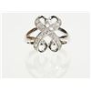 Image 1 : #25-STERLING SILVER CUBIC ZIRCONIA RING