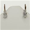Image 1 : #33-10KT GOLD CUBIC ZIRCONIA EARRINGS