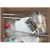 Image 1 : BOX OF UTENSILS, ETC.